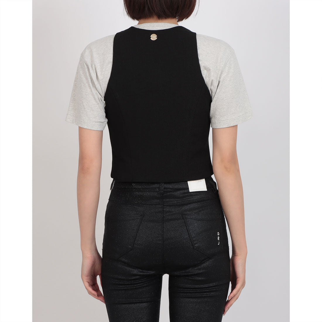デニーローズ DENNY ROSE CHANELツィードジレ （BLACK） BLACK