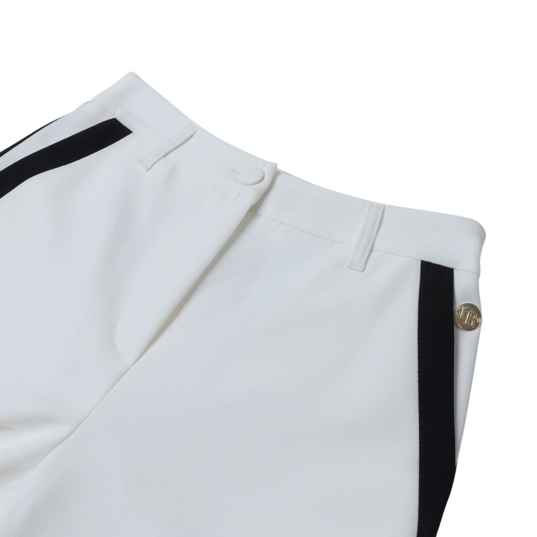 デニーローズ DENNY ROSE バイカラーストレッチPT （WHITE） WHITE