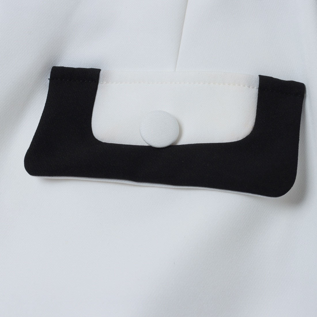 デニーローズ DENNY ROSE バイカラーストレッチPT （WHITE） WHITE