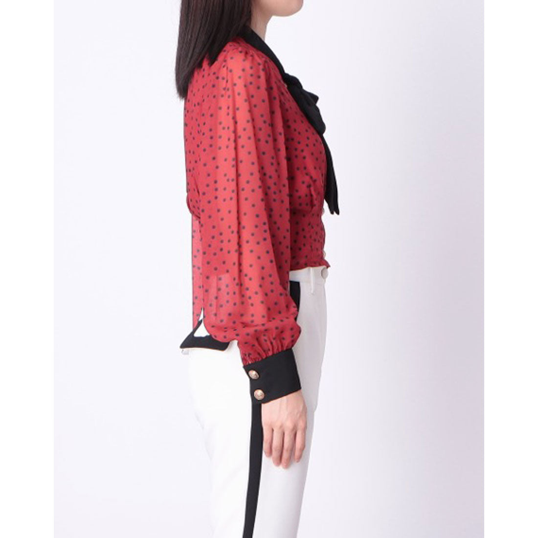 デニーローズ DENNY ROSE ドットプリントタイBL （RED） RED