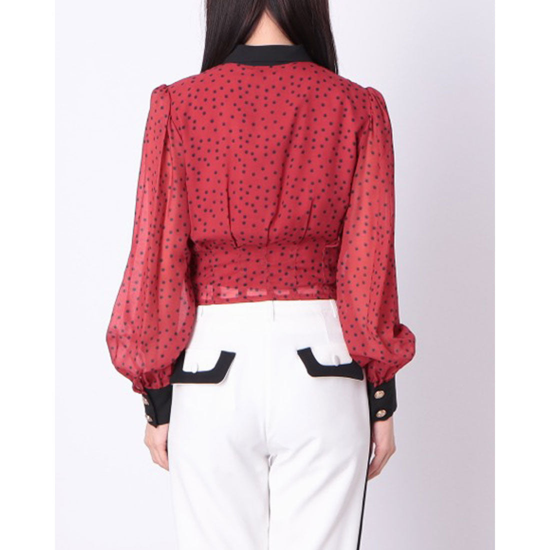 デニーローズ DENNY ROSE ドットプリントタイBL （RED） RED