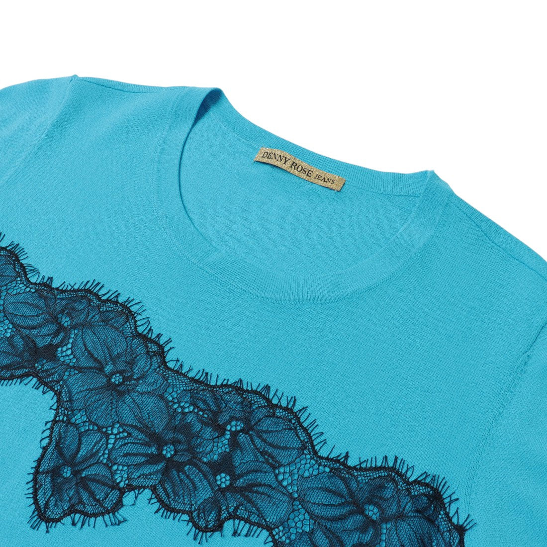 デニーローズ DENNY ROSE レースラインポイントニット （SKYBLUE） SKYBLUE
