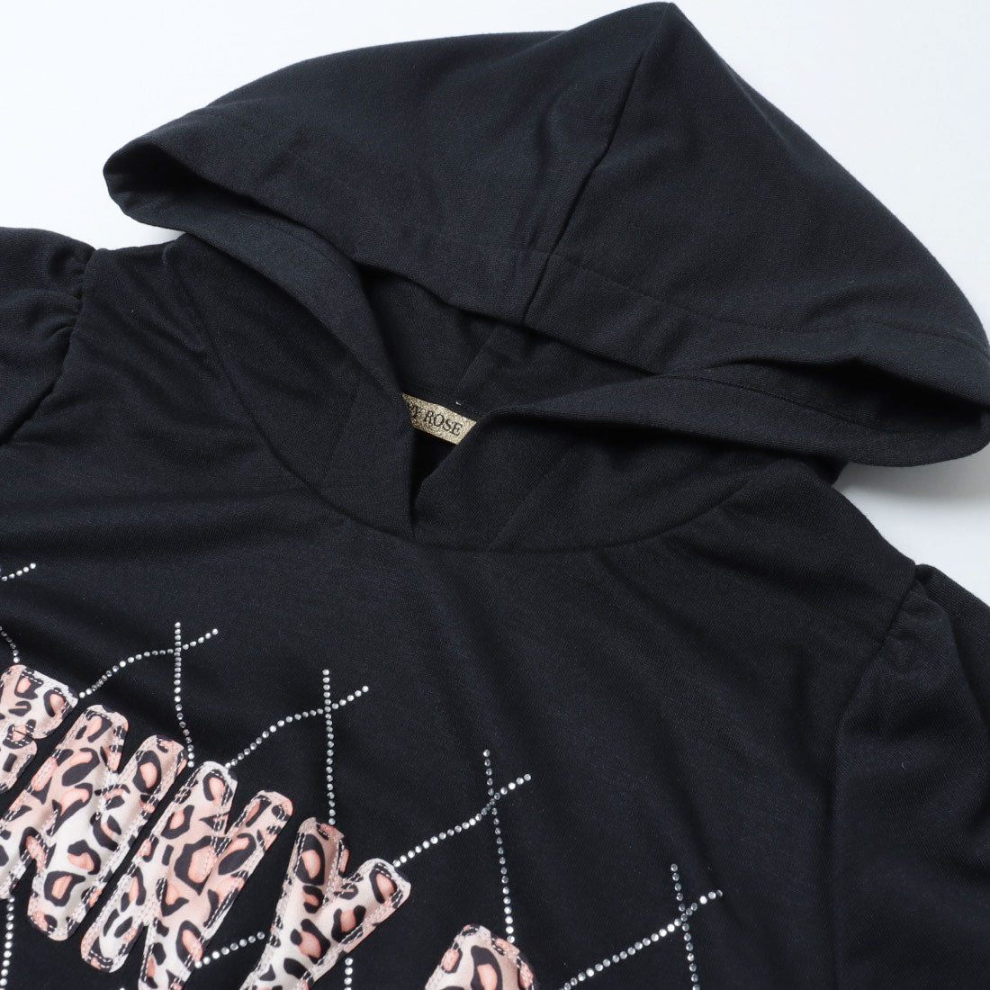 デニーローズ DENNY ROSE DENNY R.J 半袖フーディー （BLACK） BLACK