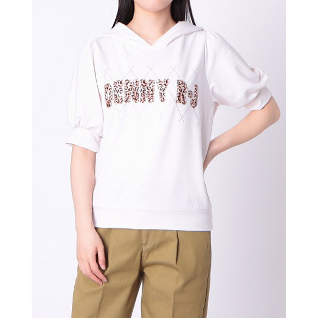デニーローズ DENNY ROSE DENNY R.J 半袖フーディー （WHITE） WHITE