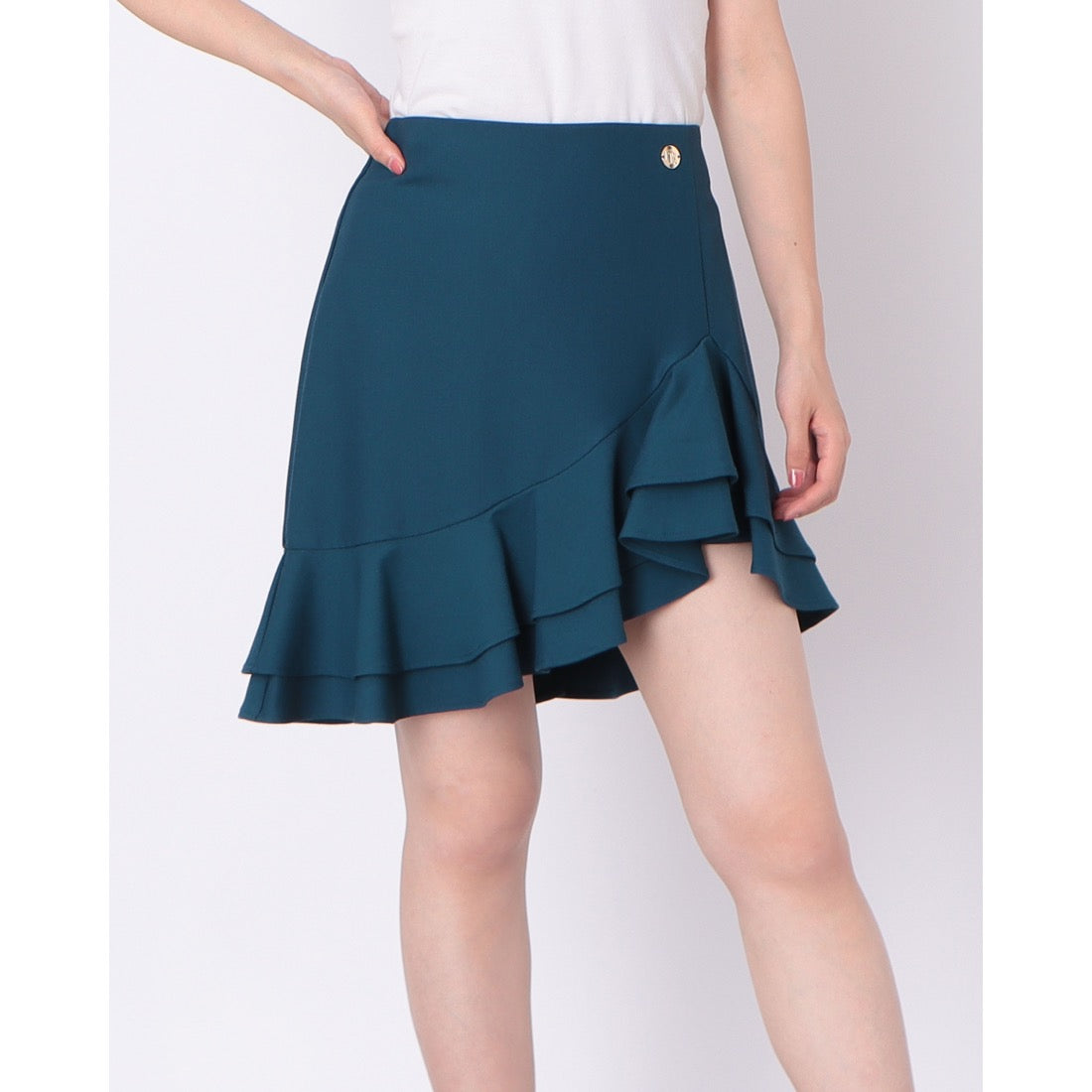 デニーローズ DENNY ROSE アシメフリルポイントミニスカート （NAVY） NAVY
