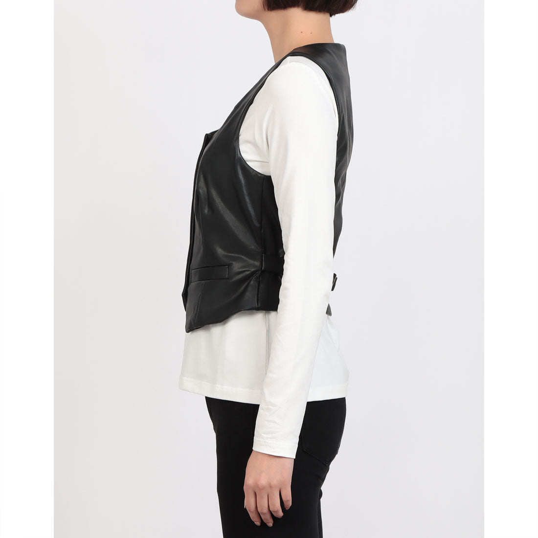 デニーローズ DENNY ROSE フェイクレザージレ （BLACK） BLACK