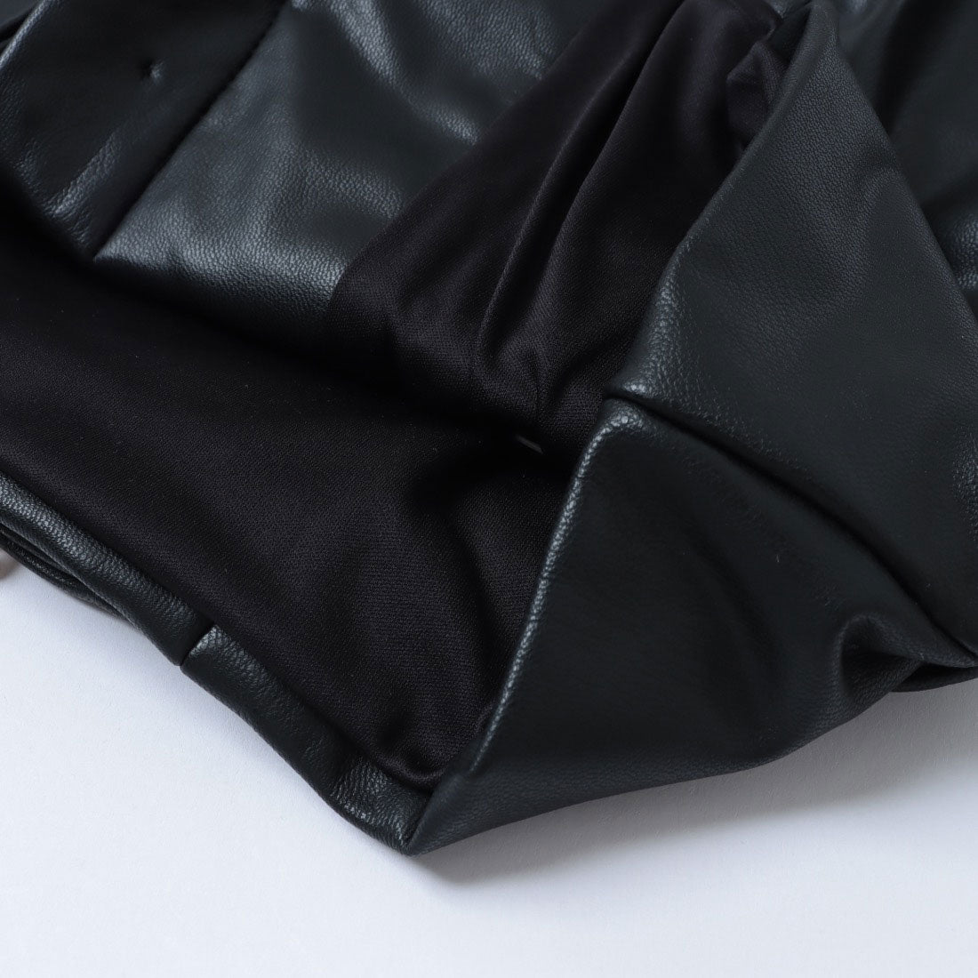 デニーローズ DENNY ROSE フェイクレザージレ （BLACK） BLACK
