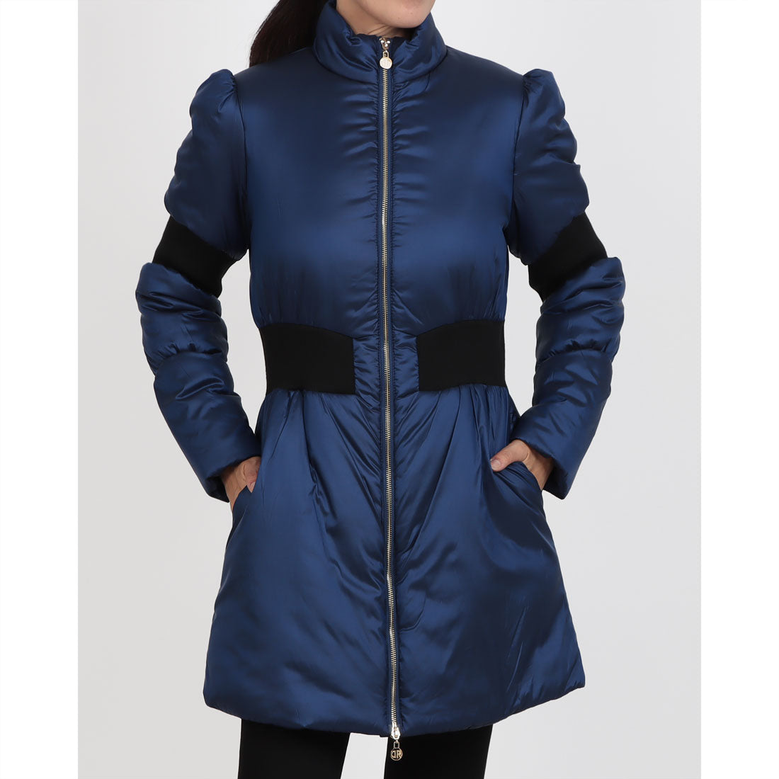 デニーローズ DENNY ROSE ニット切替パフcoat （NAVY） NAVY