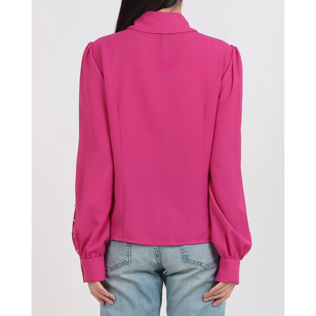 デニーローズ DENNY ROSE スタッズポイントシャツカラーブラウス （PURPLE） PURPLE