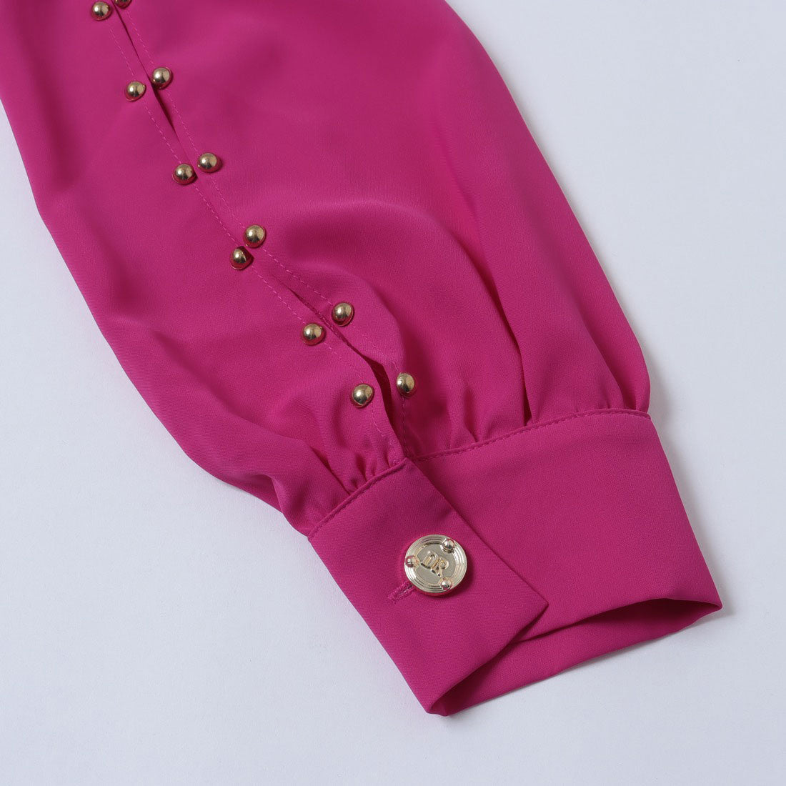 デニーローズ DENNY ROSE スタッズポイントシャツカラーブラウス （PURPLE） PURPLE