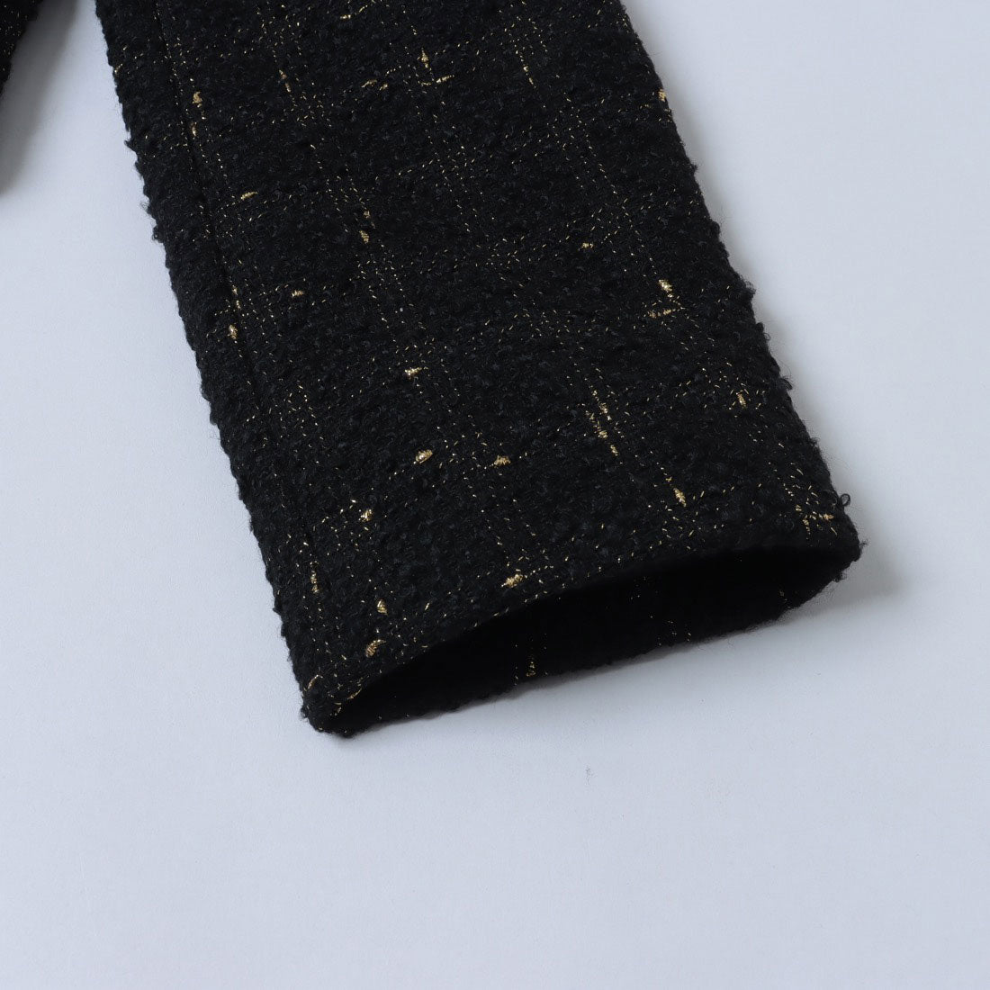 デニーローズ DENNY ROSE チェーンポイントスクエアネックCHANELツィードジャケット （BLACK） BLACK