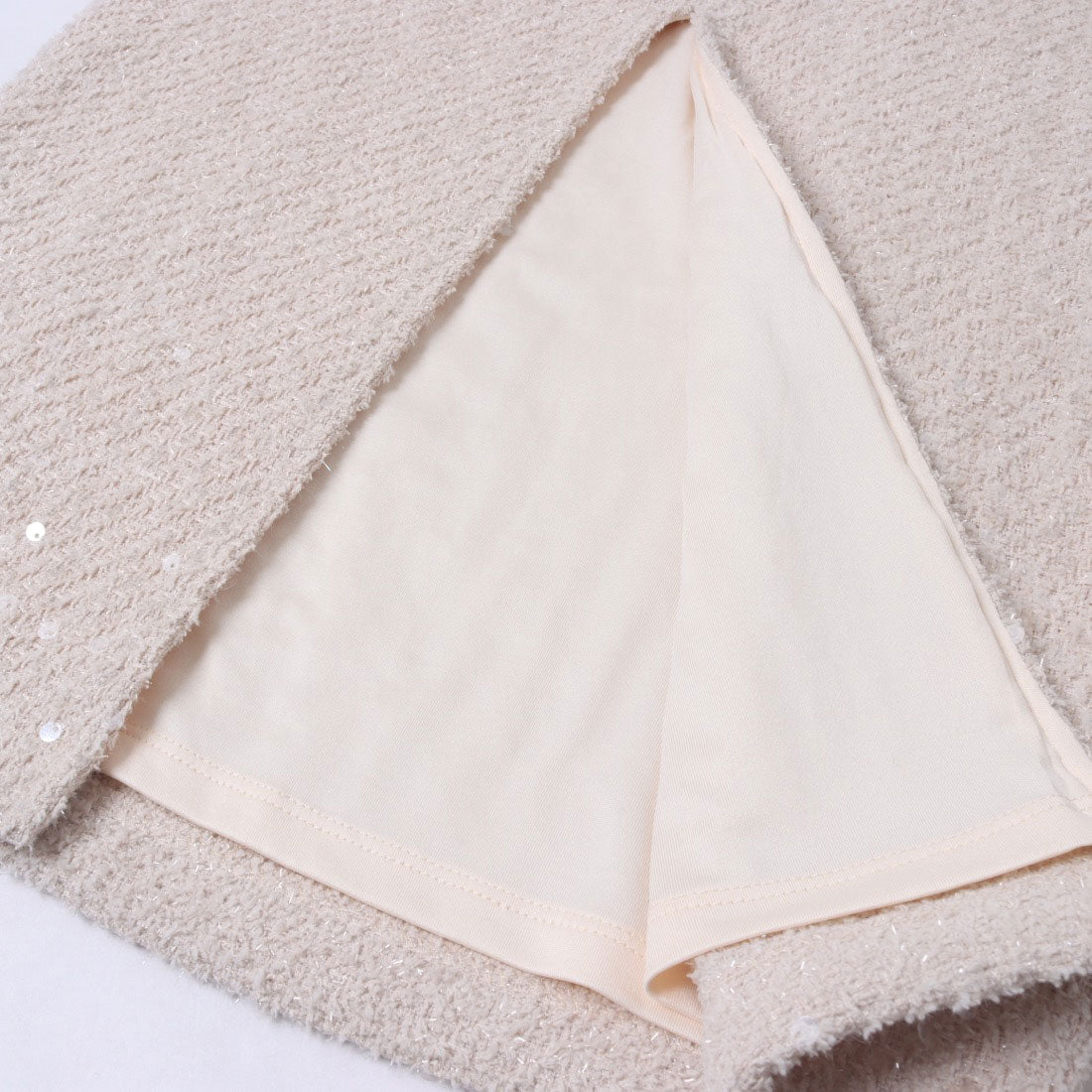 デニーローズ DENNY ROSE ラメツィードペンシルスカート （BEIGE） BEIGE