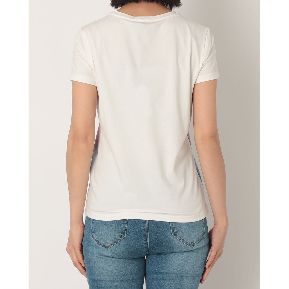 デニーローズ DENNY ROSE ロゴ×フラワープリントTシャツ （WHITE） WHITE