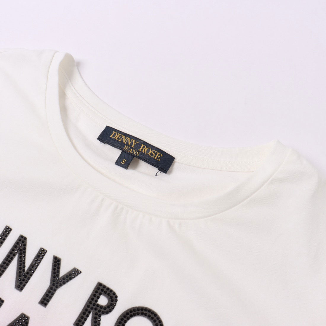 デニーローズ DENNY ROSE ロゴ×フラワープリントTシャツ （WHITE） WHITE