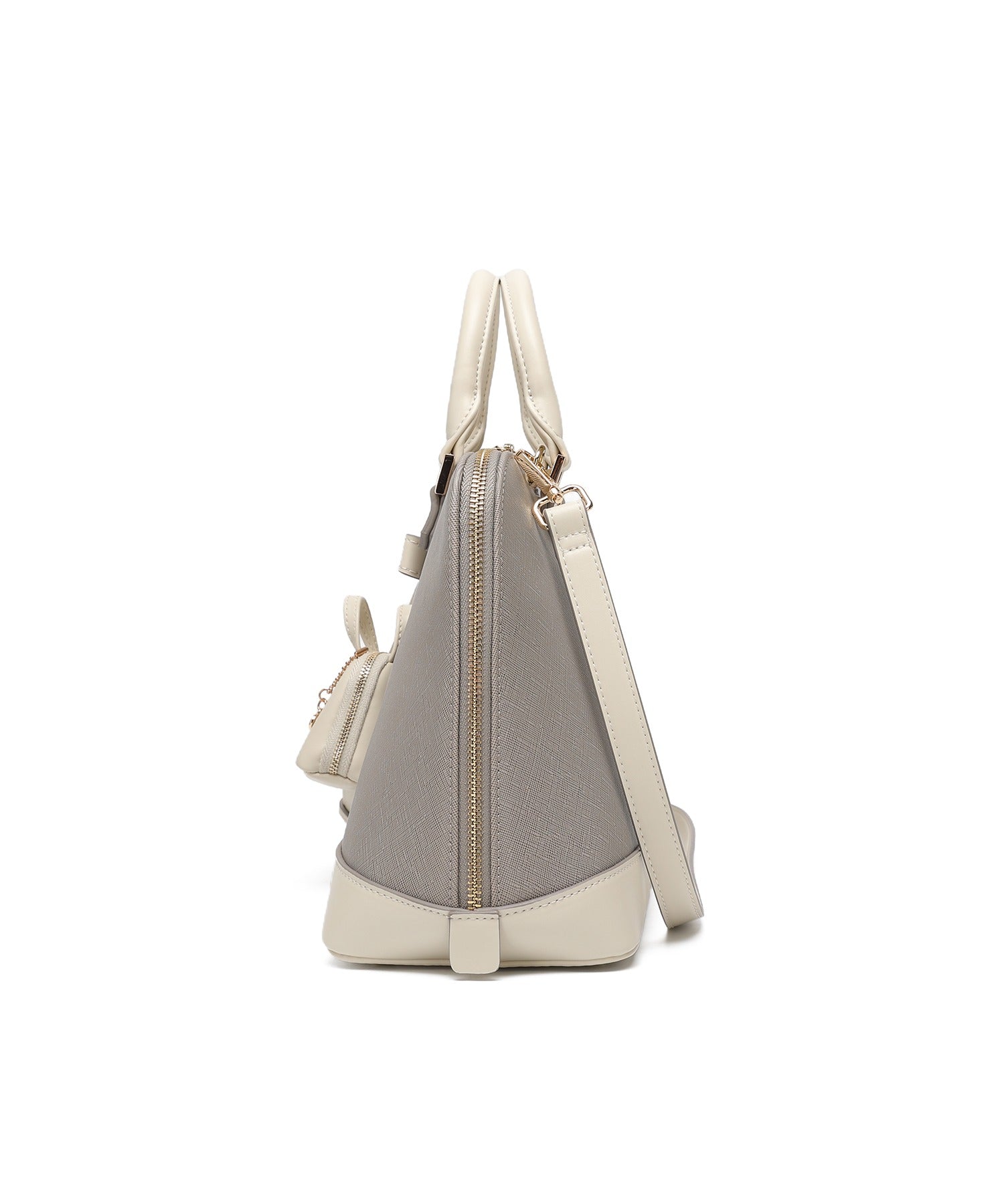 ダズリン dazzlin 【dazzlin/ダズリン】バレッタリボン エコバッグ入バッグチャーム付 ミディアムハンドバッグ （GRY71） GRY71