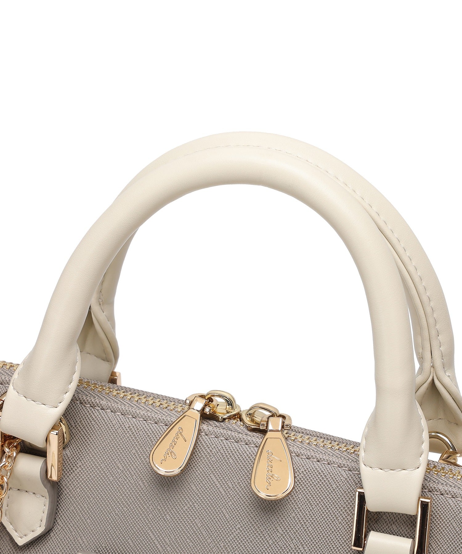 ダズリン dazzlin 【dazzlin/ダズリン】バレッタリボン エコバッグ入バッグチャーム付 ミディアムハンドバッグ （GRY71） GRY71