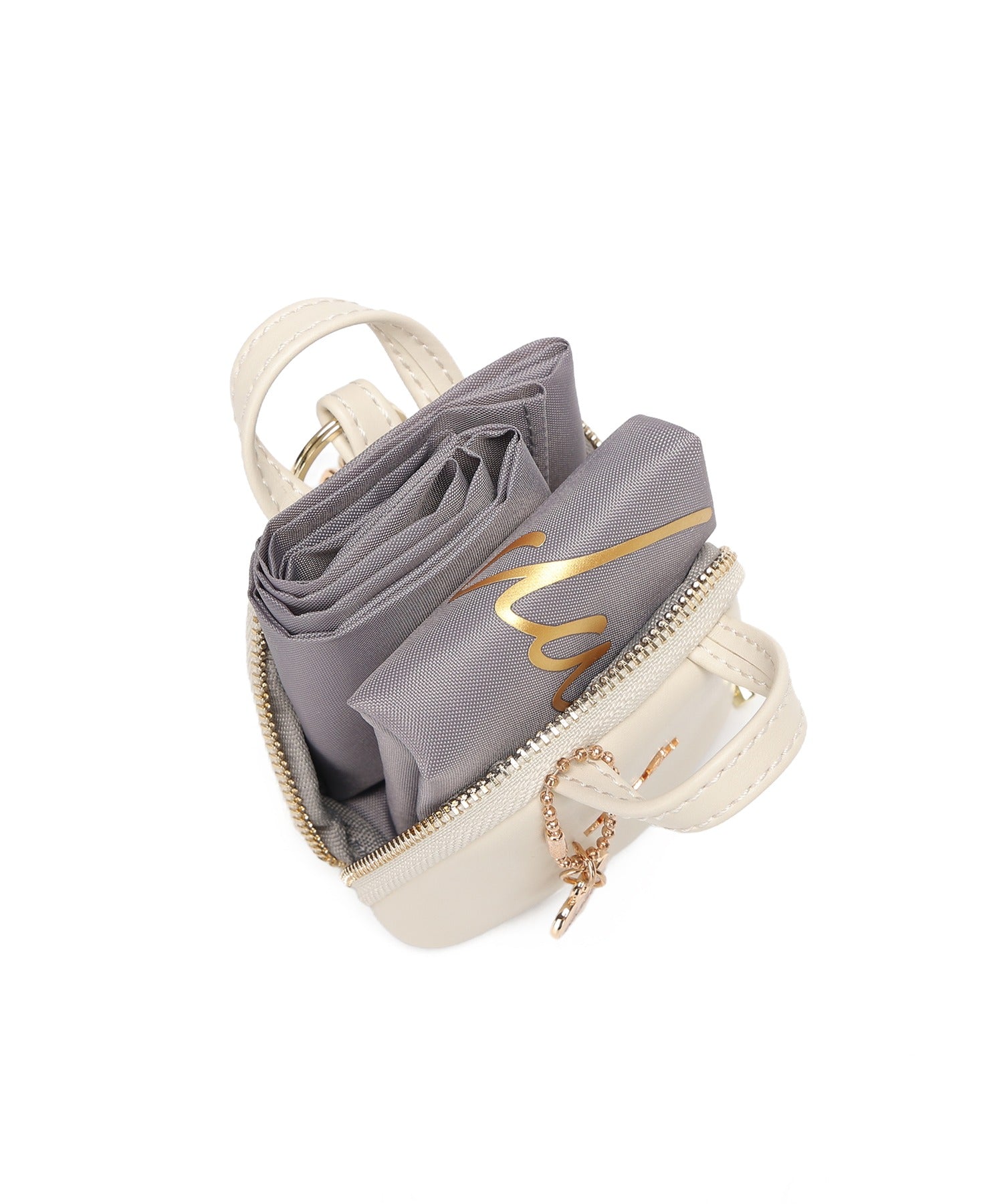 ダズリン dazzlin 【dazzlin/ダズリン】バレッタリボン エコバッグ入バッグチャーム付 ミディアムハンドバッグ （GRY71） GRY71