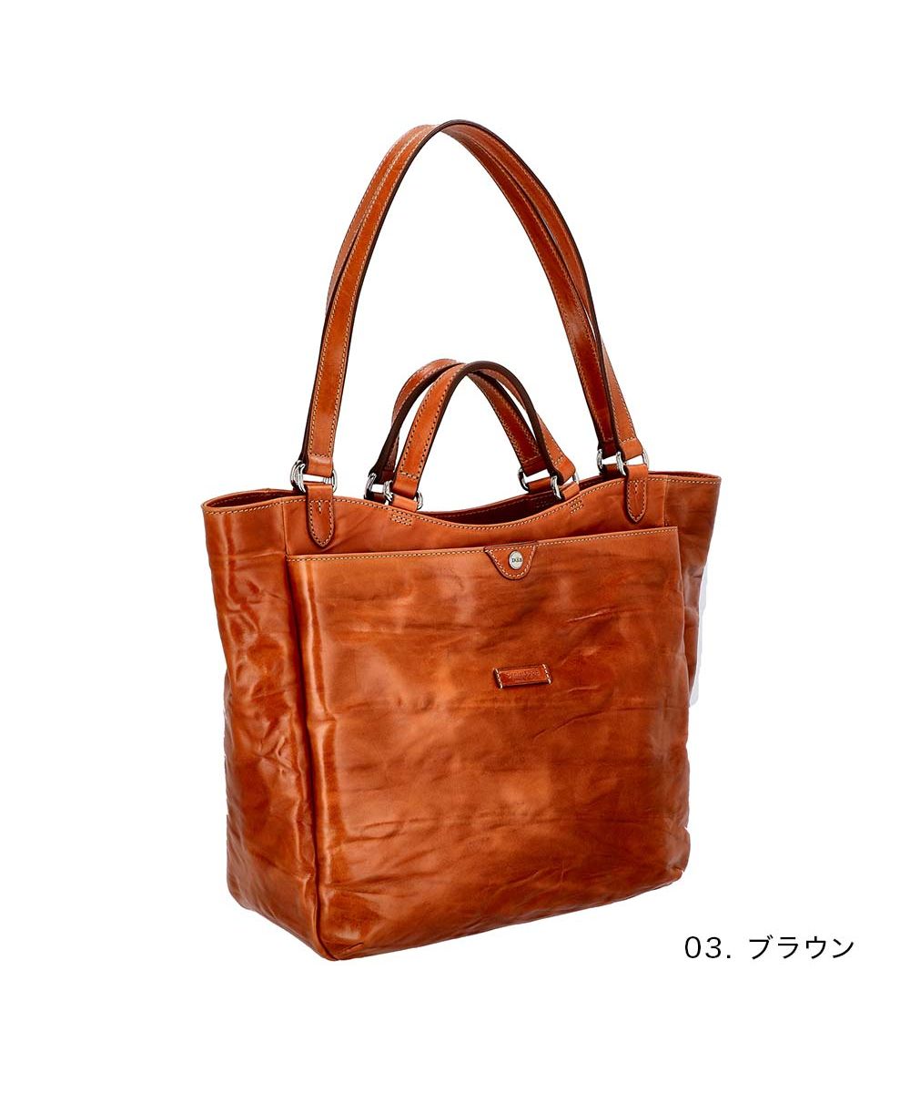 ダニエルアンドボブ Daniel&Bob ダニエル&ボブ DANIEL&BOB P228 1836 トートバッグ メンズ バック 手提げバッグ チェルカトーレ CERCATORE ローディー レザー 2,03. ブラウン