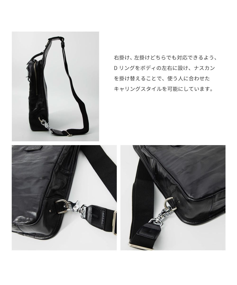 ダニエルアンドボブ Daniel&Bob ダニエル&ボブ DANIEL&BOB ボディバッグ メンズ バック ピッポ PIPPO ローディー RODI カジュアル レザー 本革 全6色 P108ー183 （04. ホワイト） 04. ホワイト