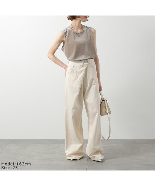 null null DARKPARK ジーンズ INES FOLD OVER DENIM WTR19 DWB05 （0002/OFF-WHITE） 0002/OFF-WHITE