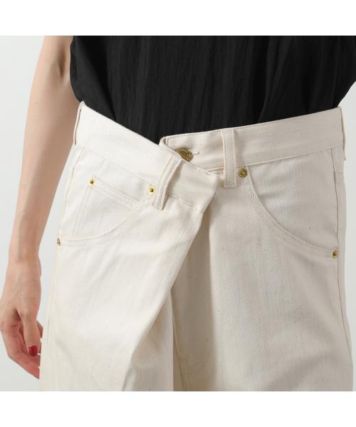 null null DARKPARK ジーンズ INES FOLD OVER DENIM WTR19 DWB05 （0002/OFF-WHITE） 0002/OFF-WHITE