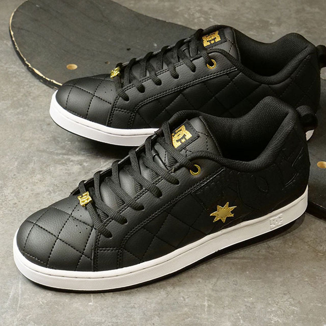 ディーシーシューズ DC SHOES ALLIANCE SE SN BLACK/GOLD [DM244022-204 FW24]