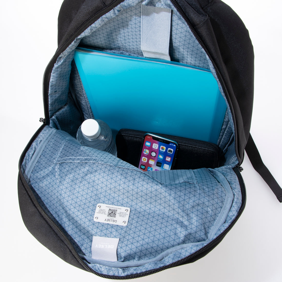 デルセー DELSEY PARIS ビジネスリュック メンズ リュック CITYPAK 1-CPT シティパック バックパック 15.6インチPC対応 20L 通勤 (BLACK) （BLACK） BLACK