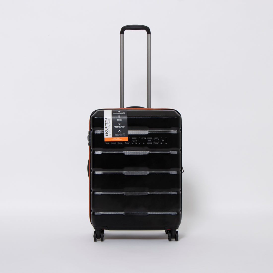 DELSEY PARIS 【 DELSEY Official】 SECURITECH CITADEL Suitcase 69L 4-6 Nights M Size with Expansion Function Carry Case
