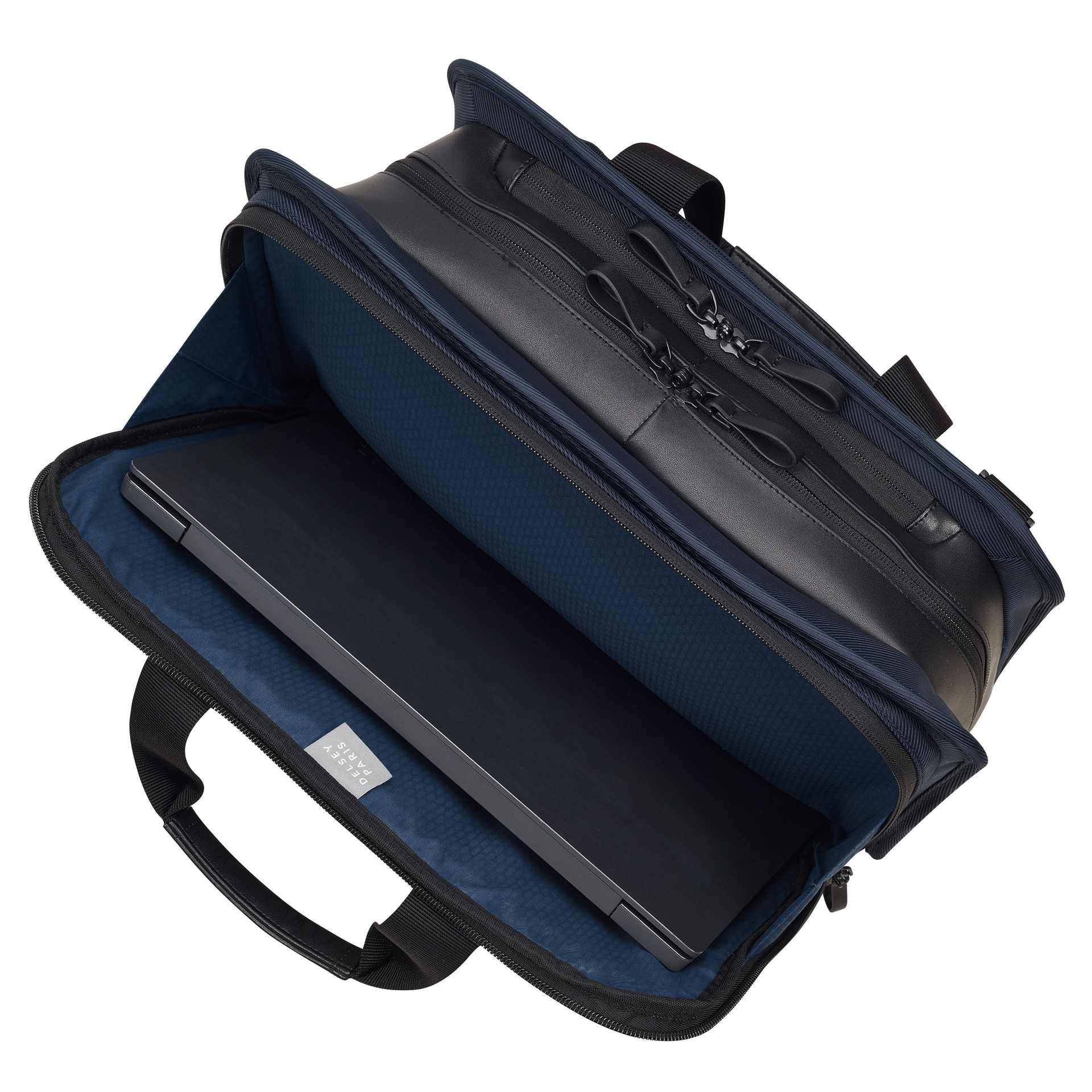 DELSEY PARIS 【 DELSEY Official】 ARCHE Business Bag 2CPT Satchel with Shoulder Strap, Compatible with 14-inch PC