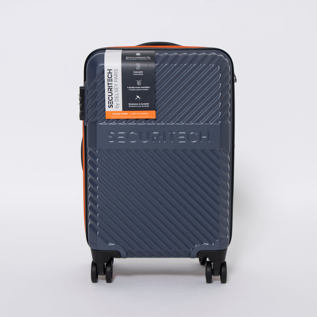DELSEY PARIS 【 DELSEY Official】 SECURITECH PATROL Suitcase Carry-On 34L 1-3 Nights Size S