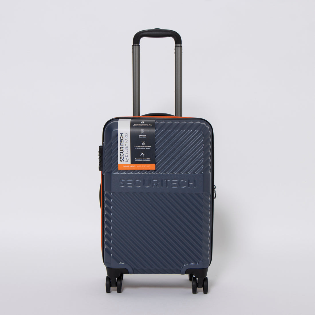 DELSEY PARIS 【 DELSEY Official】 SECURITECH PATROL Suitcase Carry-On 34L 1-3 Nights Size S