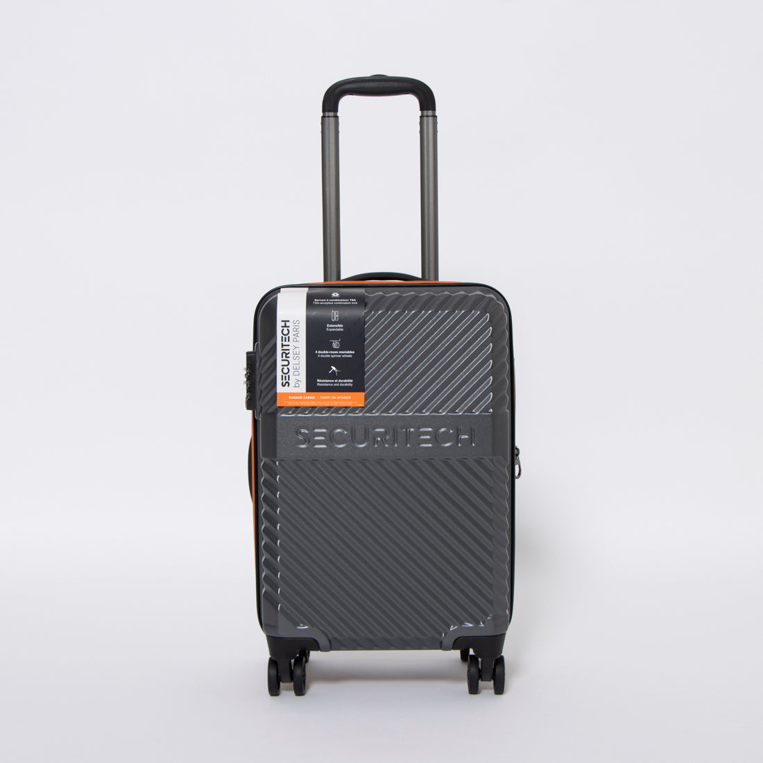 DELSEY PARIS 【 DELSEY Official】 SECURITECH PATROL Suitcase Carry-On 34L 1-3 Nights Size S