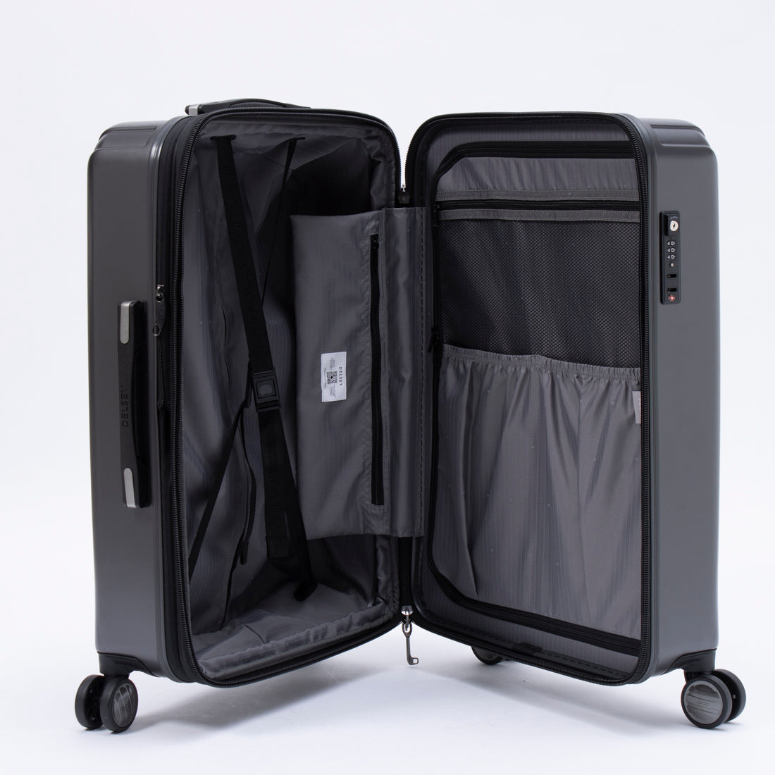 DELSEY PARIS 【 DELSEY Official】 TITANIUM Suitcase 84L 4-6 Nights M Size Hard Carry Case