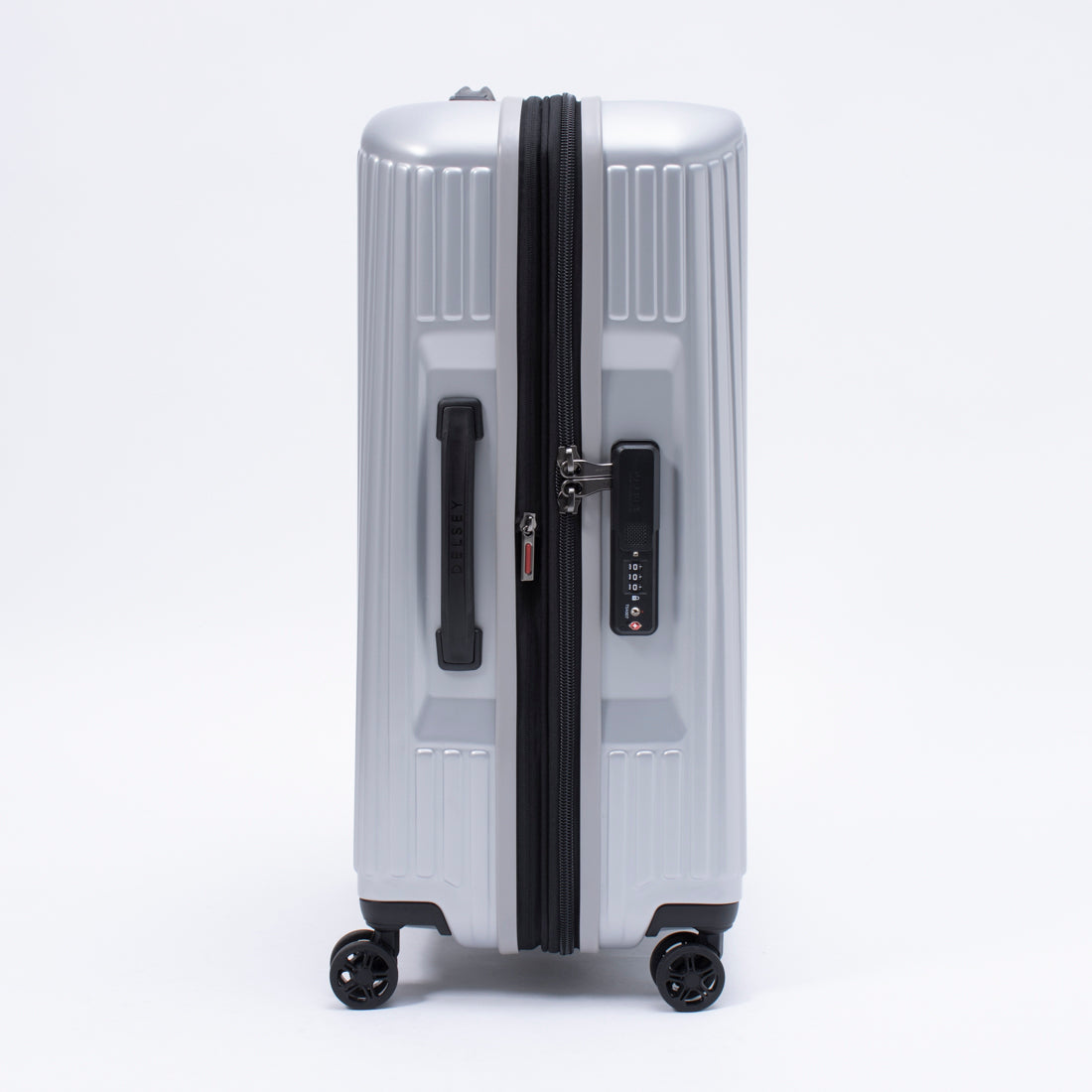 Delsey DELSEY PARIS 【 DELSEY Official】 SECURITIME ZIP Suitcase 77L+8L Metallic Slim M Size