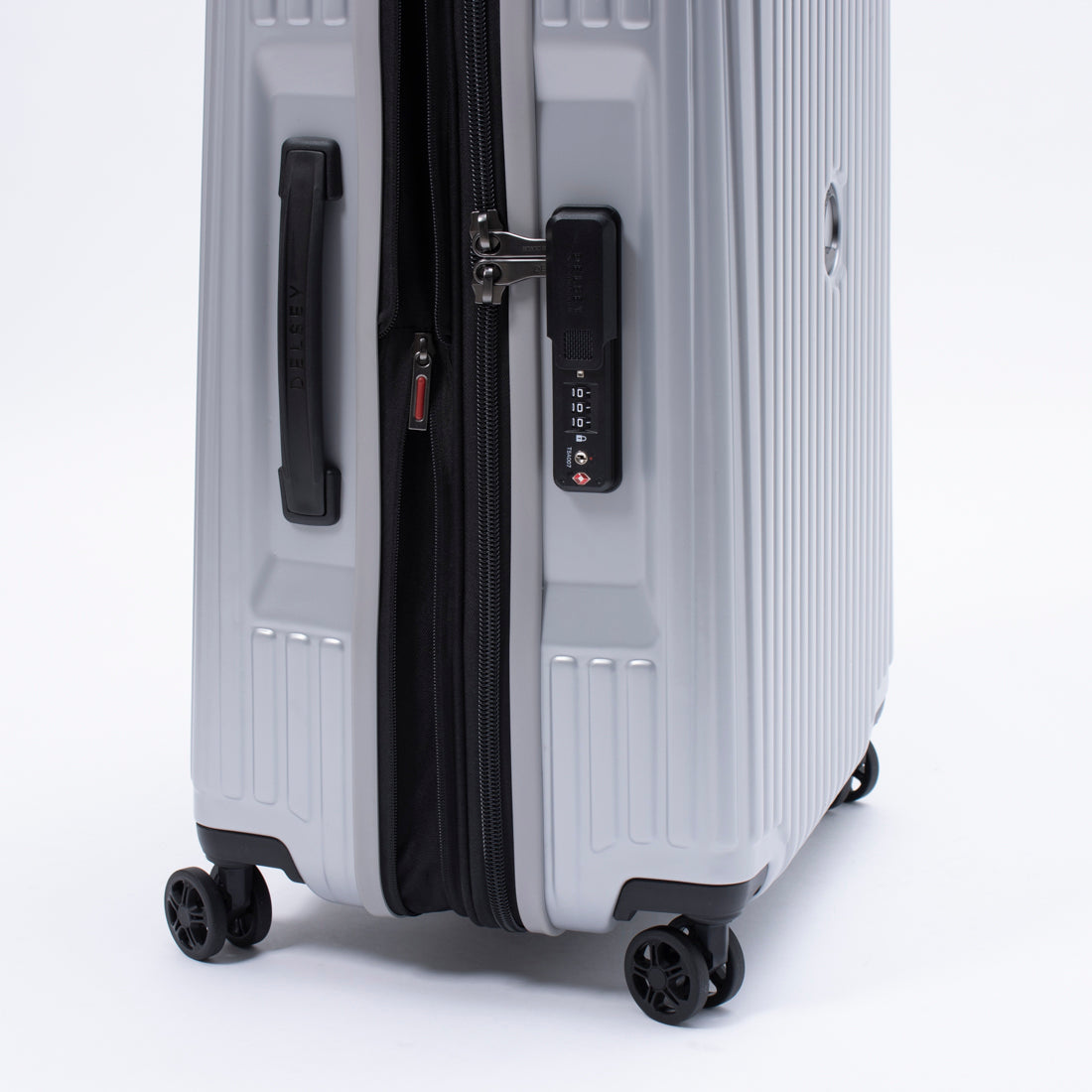 Delsey DELSEY PARIS 【 DELSEY Official】 SECURITIME ZIP Suitcase 77L+8L Metallic Slim M Size