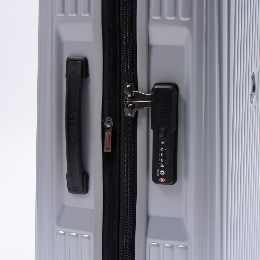Delsey DELSEY PARIS 【 DELSEY Official】 SECURITIME ZIP Suitcase 77L+8L Metallic Slim M Size
