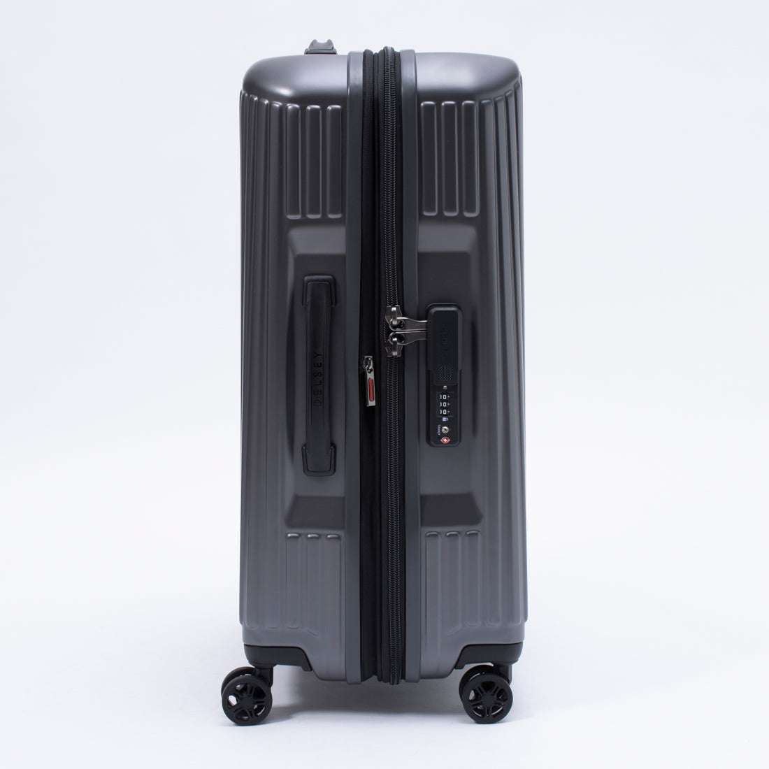 Delsey DELSEY PARIS 【 DELSEY Official】 SECURITIME ZIP Suitcase 77L+8L Metallic Slim M Size
