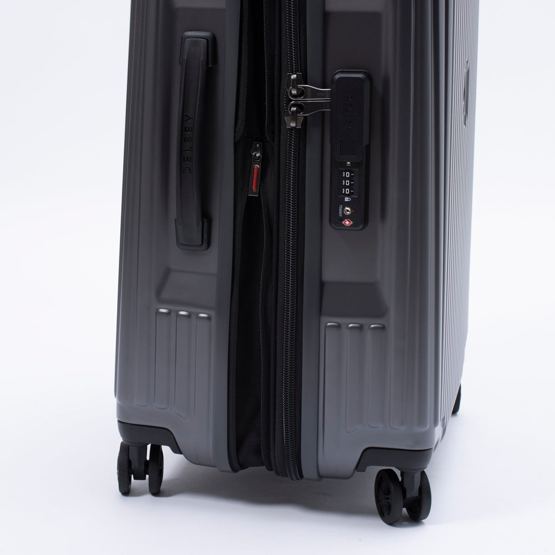 Delsey DELSEY PARIS 【 DELSEY Official】 SECURITIME ZIP Suitcase 77L+8L Metallic Slim M Size