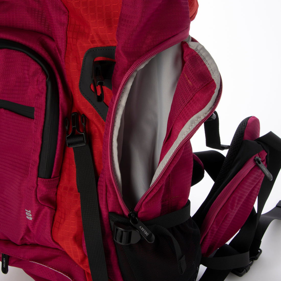 DELSEY PARIS 【 DELSEY Official】 NOMADE Backpack 40L Large Size Lightweight Laptop Protection Anti-RFID