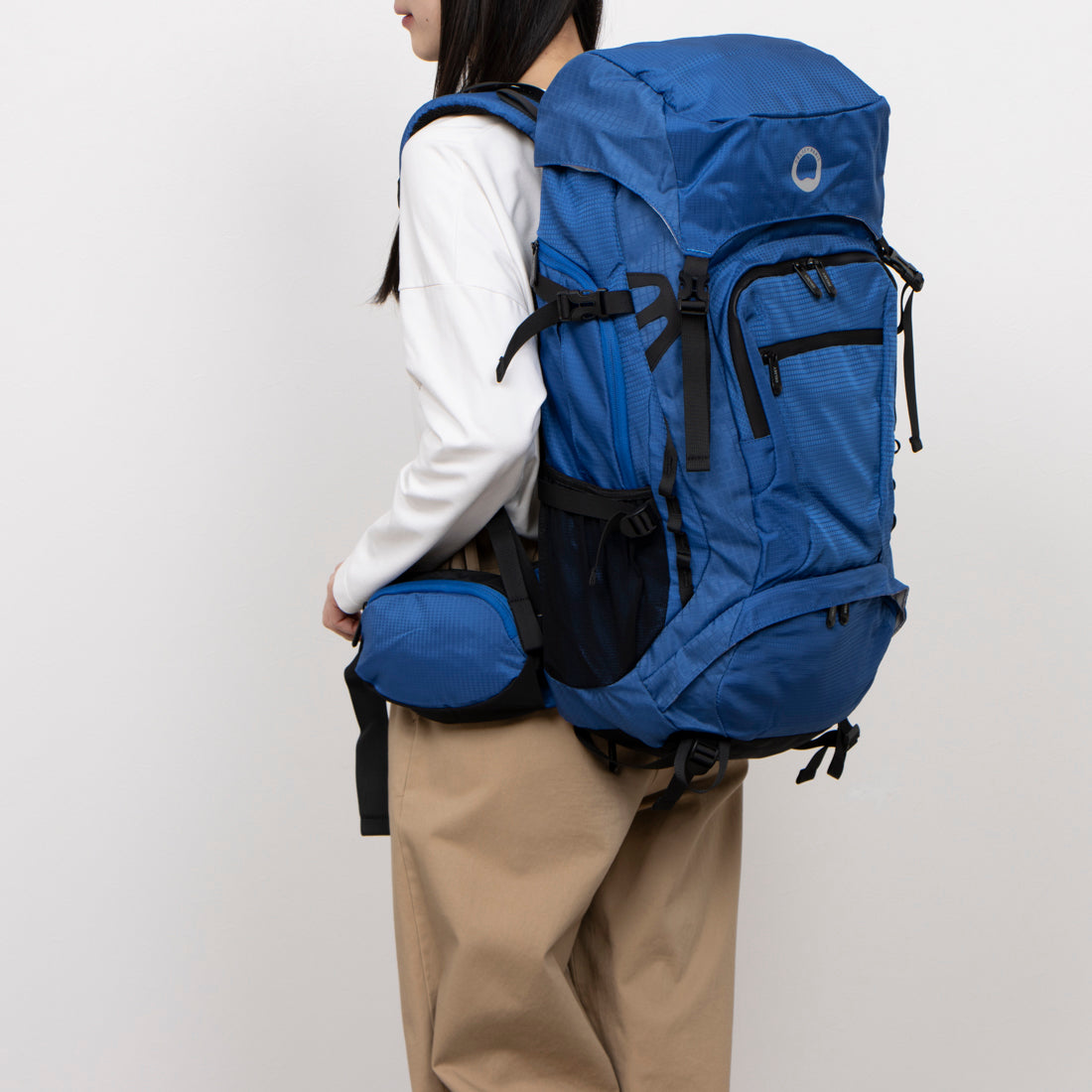 DELSEY PARIS 【 DELSEY Official】 NOMADE Backpack 40L Large Size Lightweight Laptop Protection Anti-RFID