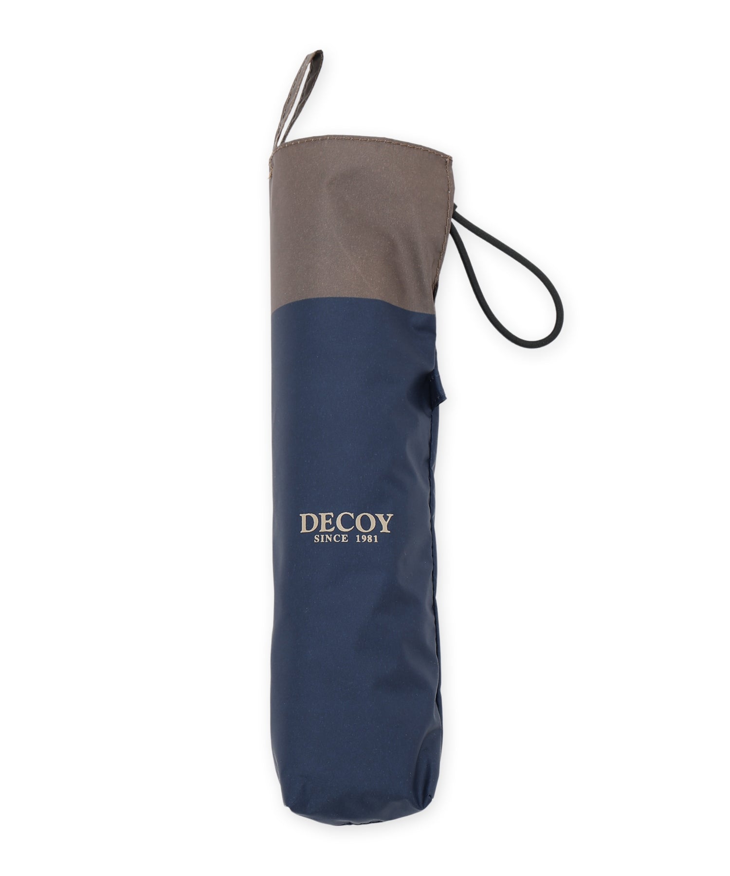 デコイ DECOY 無地折り畳み傘【晴雨兼用】【UVカット】【遮熱】【軽量】 （ネイビー） ネイビー