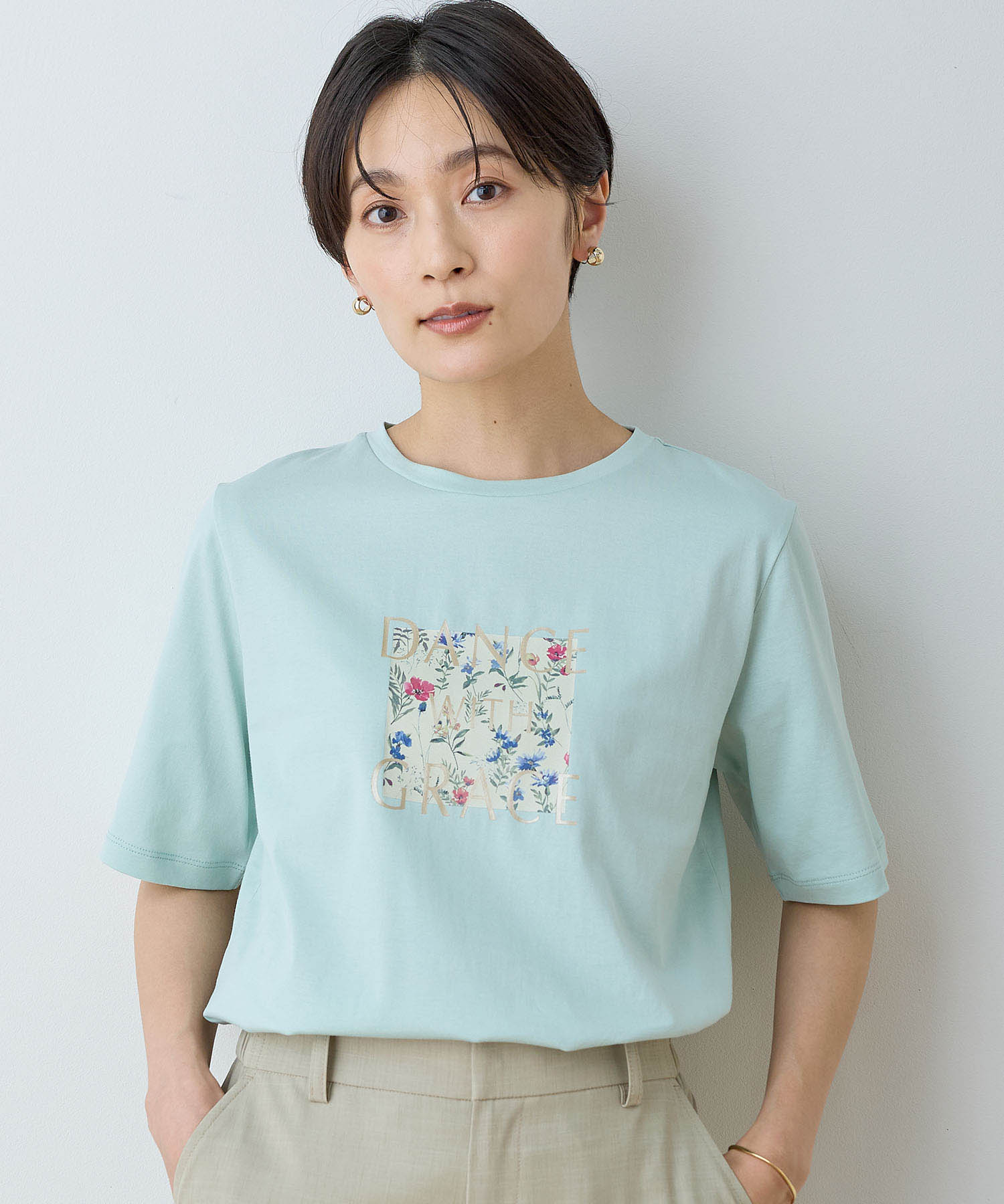 デコイ DECOY 【ひやさら】【UVカット】プリントTシャツ （グリーン） グリーン