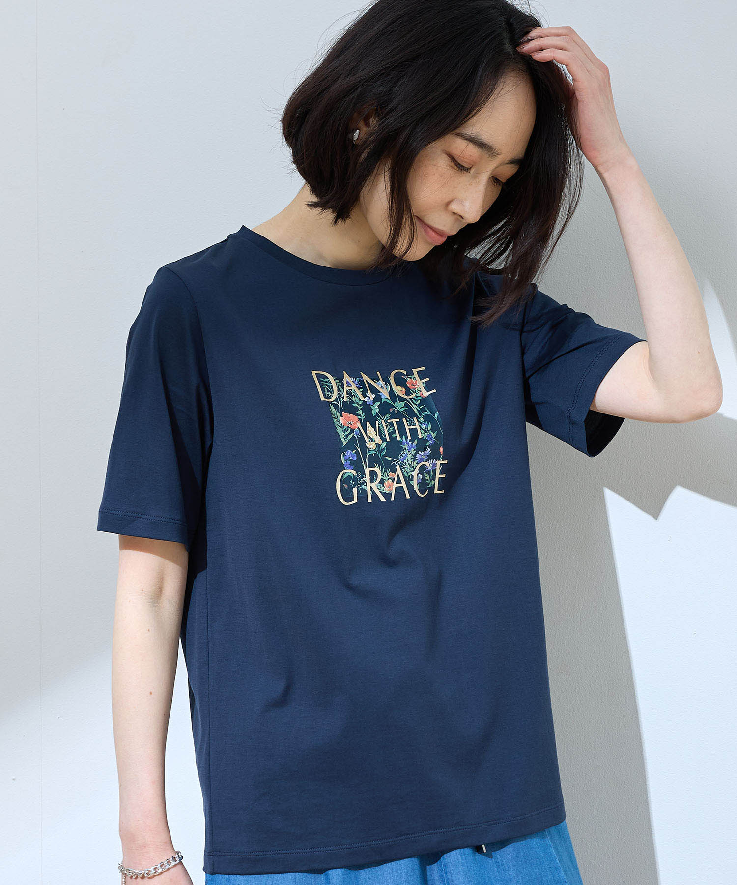 デコイ DECOY 【ひやさら】【UVカット】プリントTシャツ （グリーン） グリーン