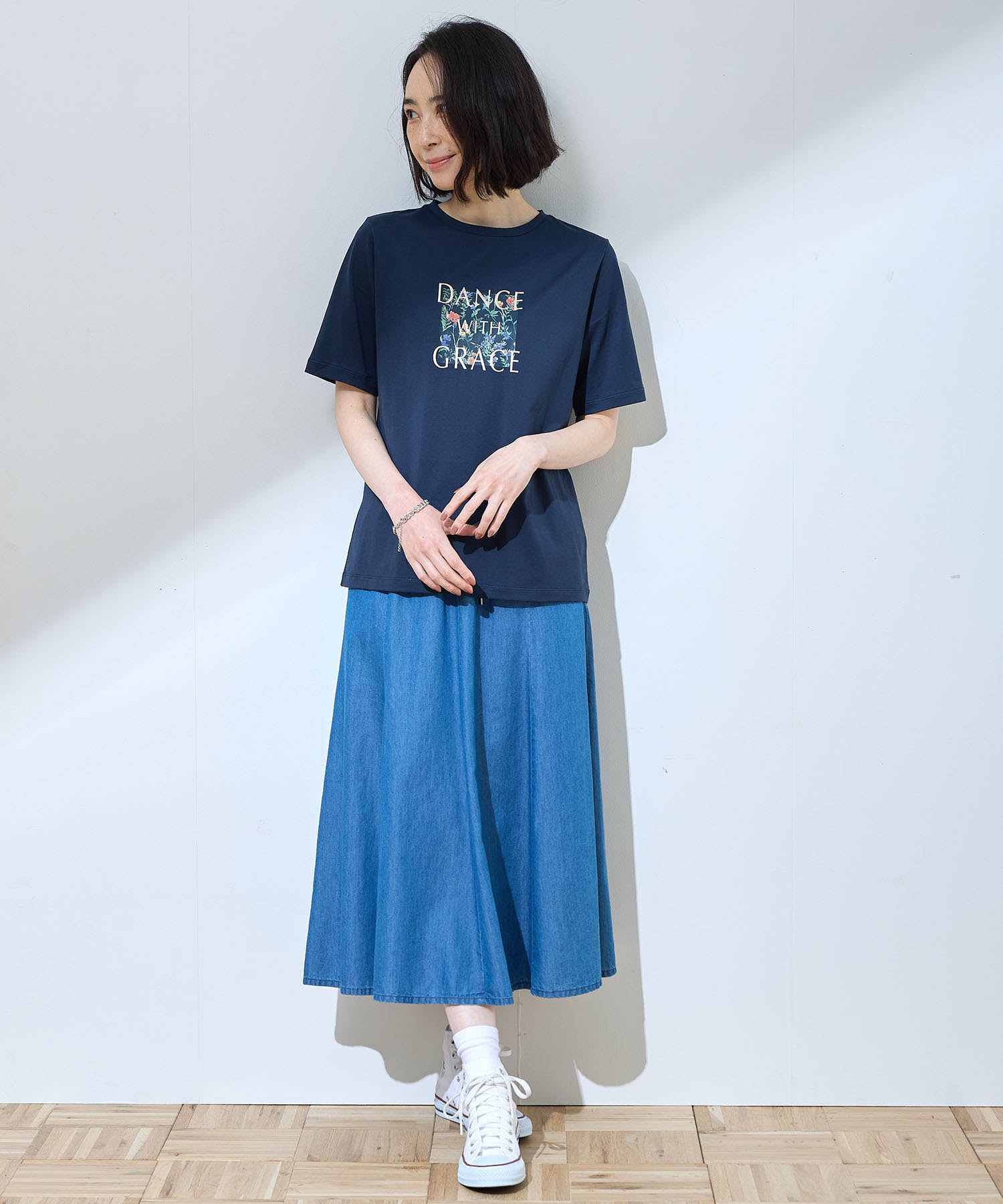 デコイ DECOY 【ひやさら】【UVカット】プリントTシャツ （グリーン） グリーン