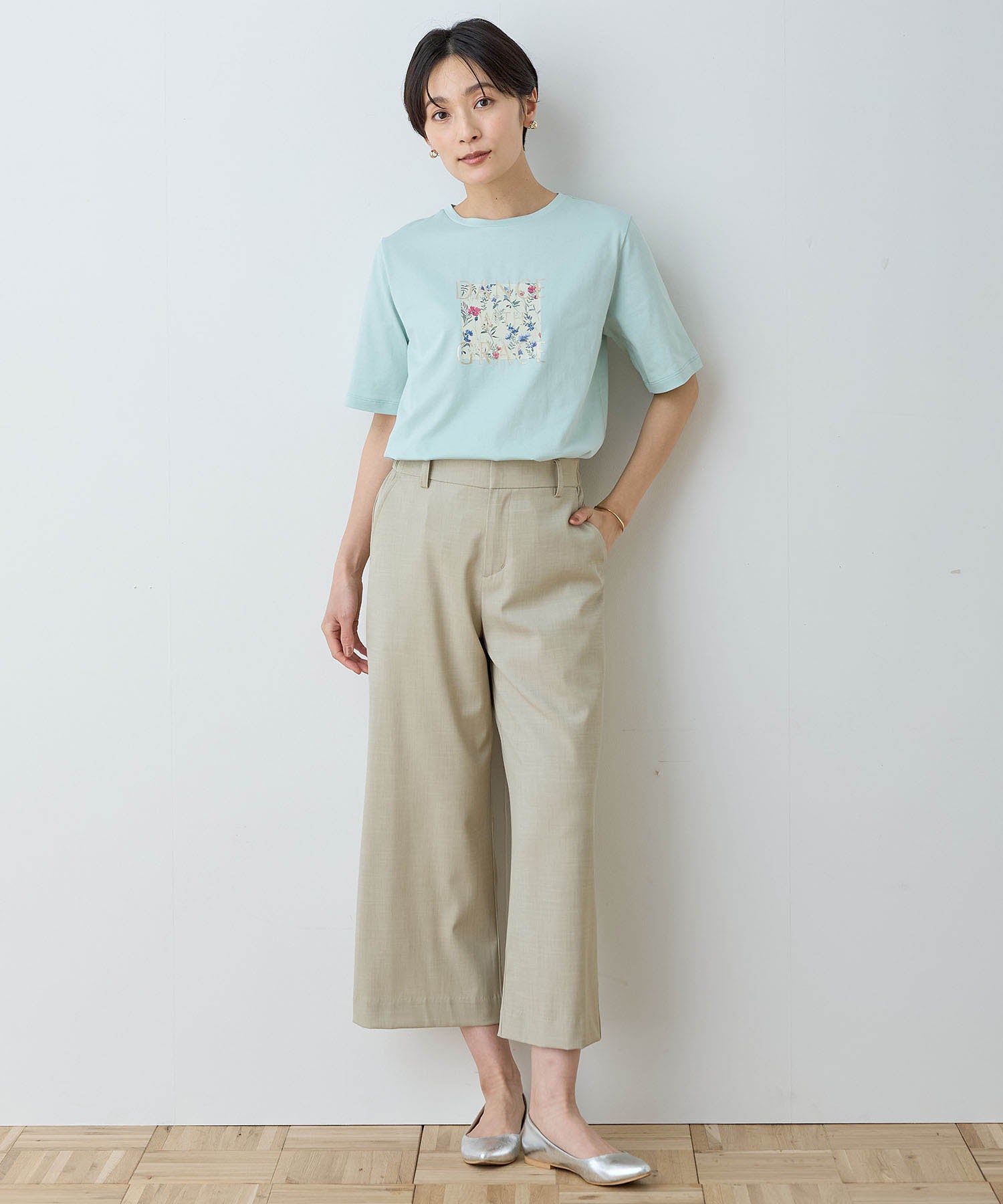 デコイ DECOY 【ひやさら】【UVカット】プリントTシャツ （グリーン） グリーン