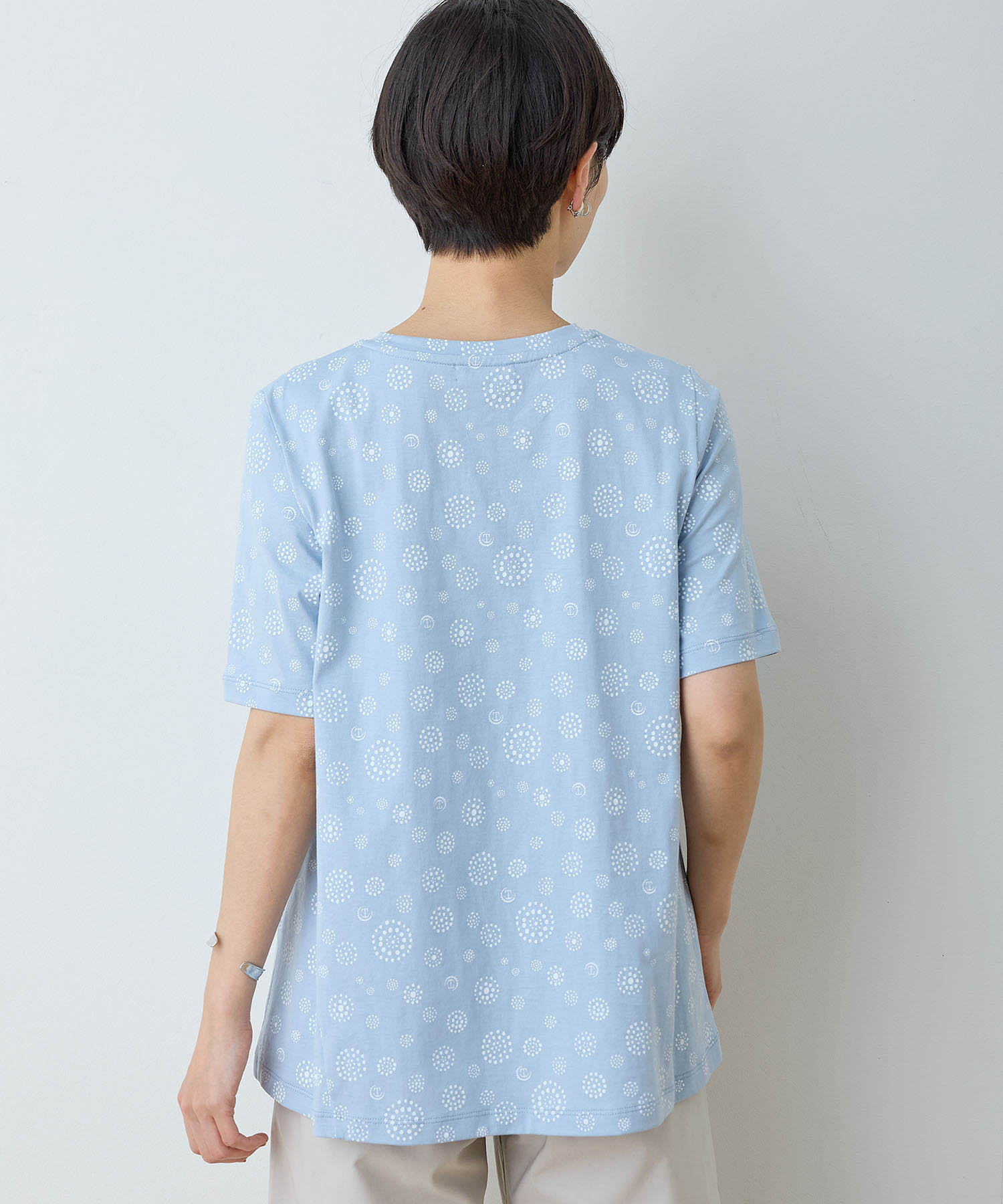 デコイ DECOY 【ひやさら】【UVカット】【友桝飲料コラボ】ドットロゴプリントTシャツ （ホワイト） ホワイト