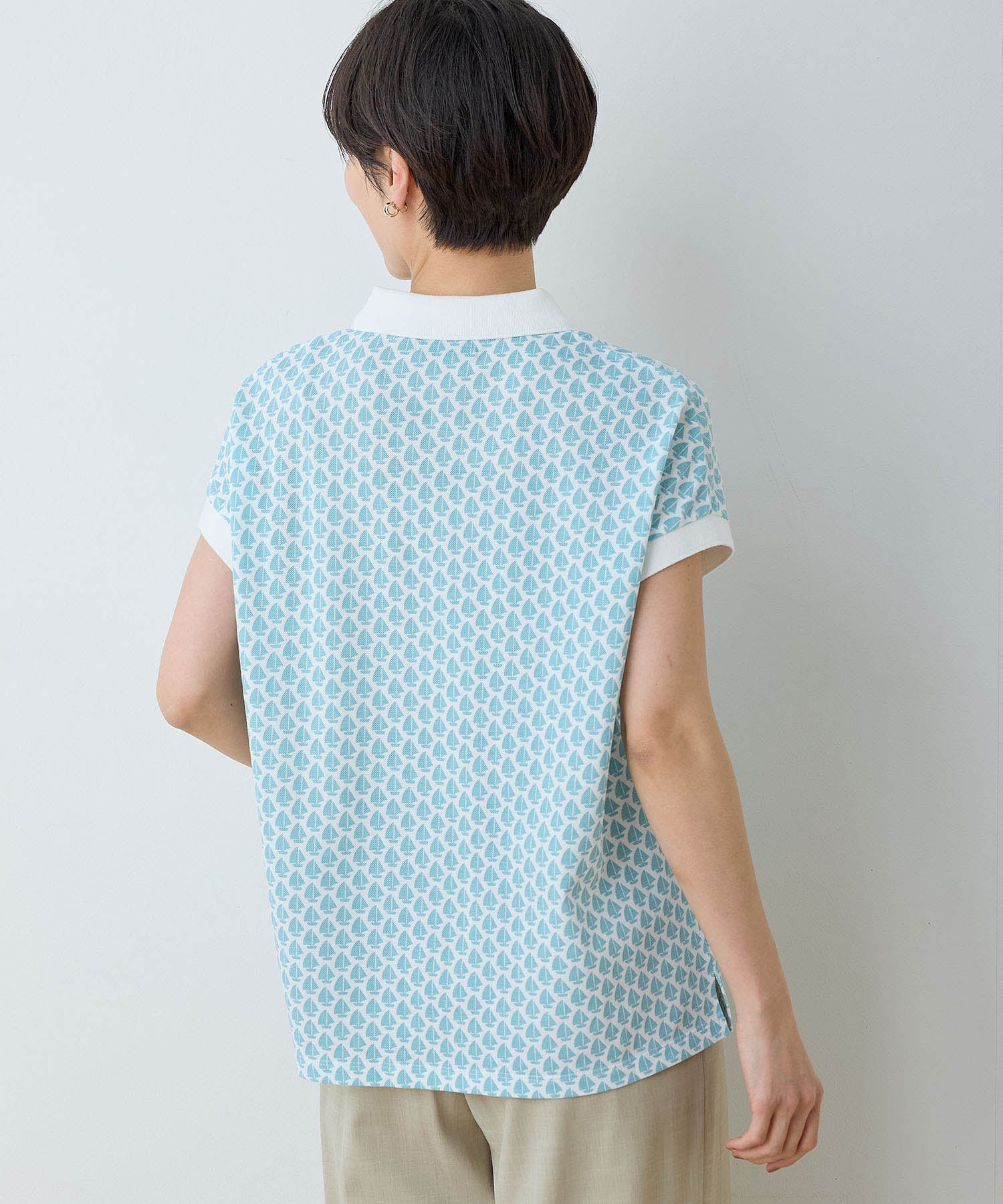 デコイ DECOY 【ひやさら】【UVカット】カノコポロTシャツ （ブルー） ブルー