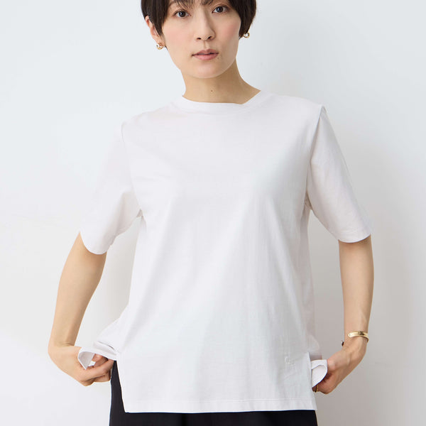 Decoy DECOY 【Cool and Refreshing】【UV Cut】Mock Neck T-Shirt