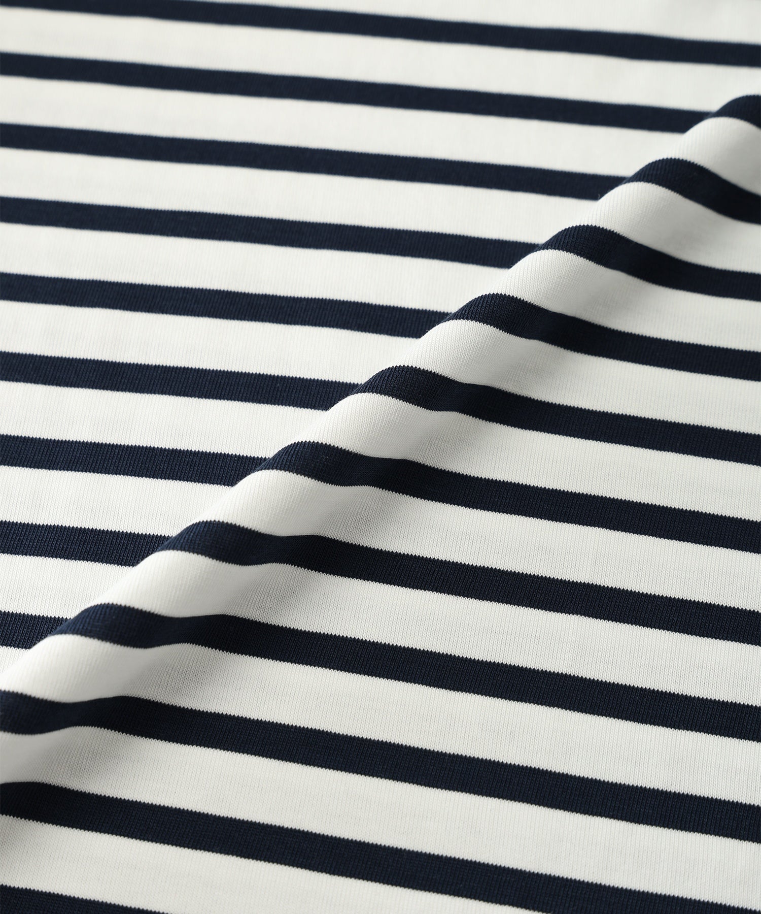 デコイ DECOY 部分シアーボーダーTシャツ （サックス） サックス