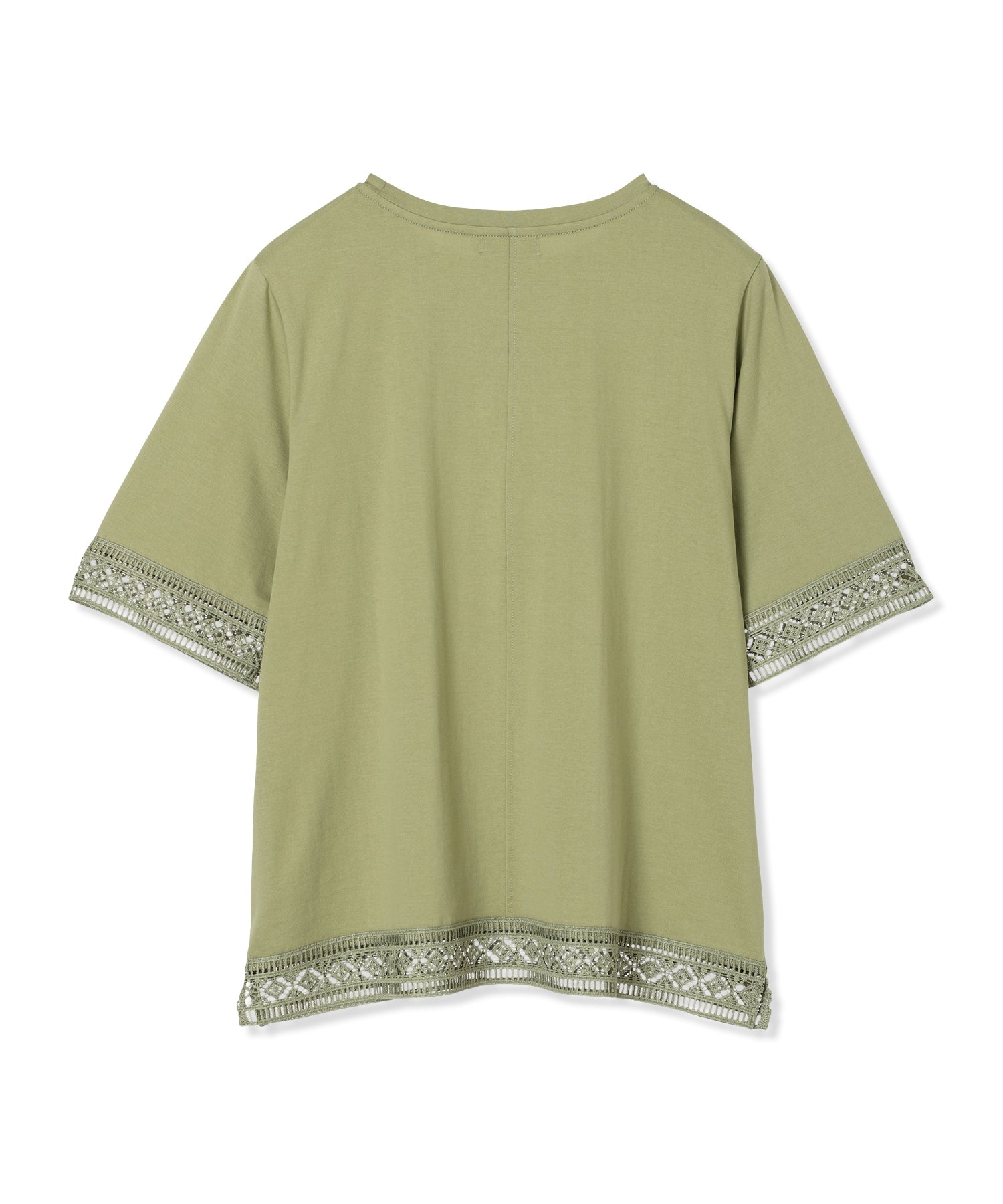 デコイ DECOY 【冷感】【UVカット】ひやさらコットンプレミアムレースTシャツ （ネイビー） ネイビー